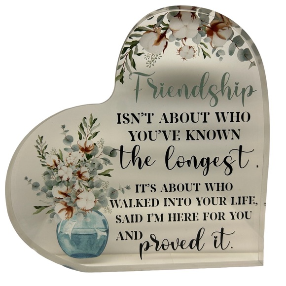 Bucherry - Friendship Decor - Acrylic heart - Picture 2 of 3